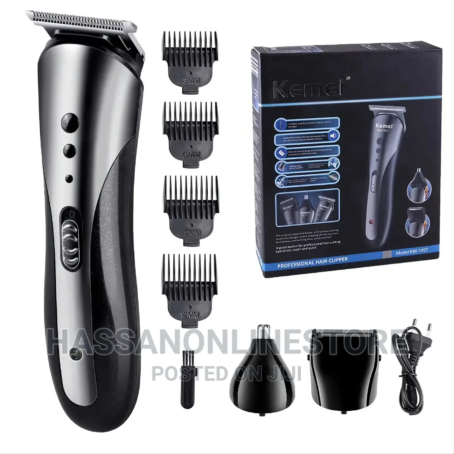 KEMEI KM-1407 Electric Hair Trimmer for Men