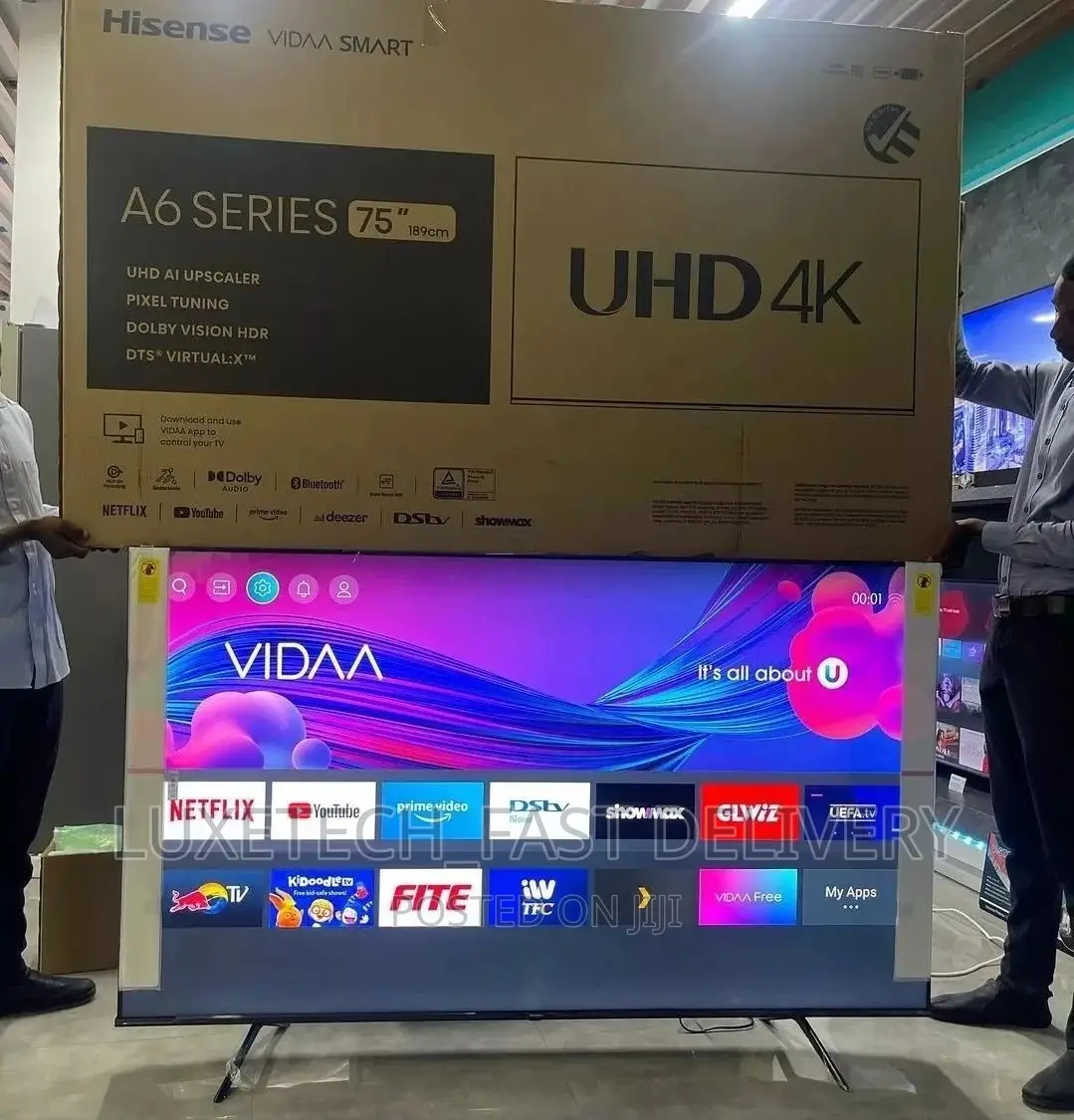 Hisense 75 Inches Smart Uhd TV Best Resolution