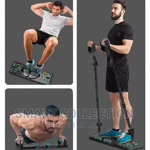 Push Up Board With Resistance Band Pull Up Bar