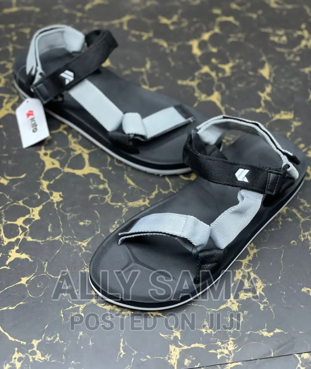 KITO Black Sandals
