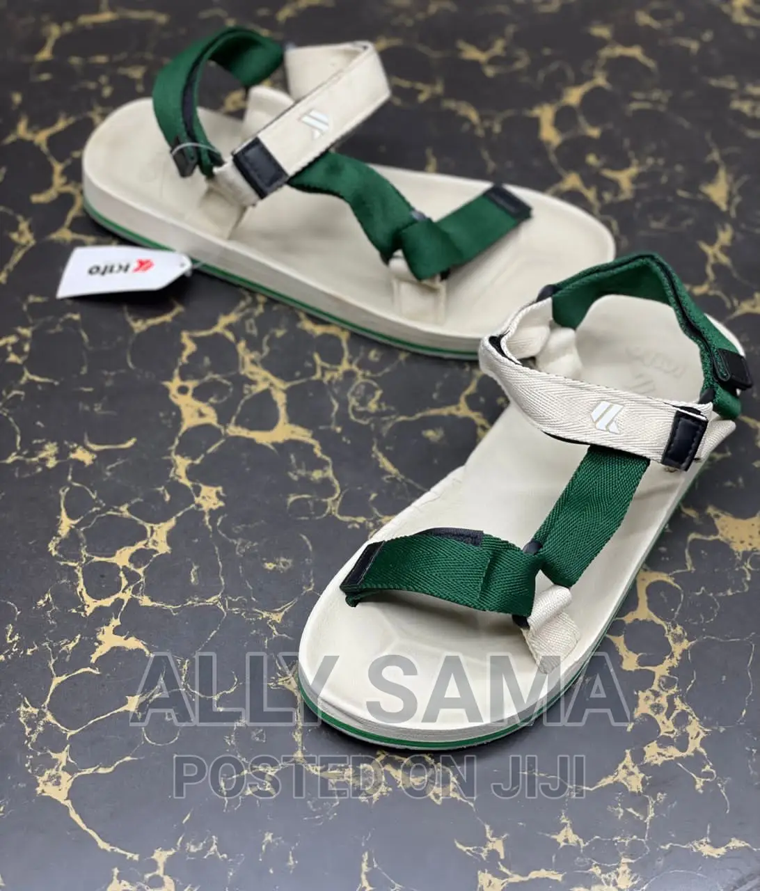 Kito Green Sandals