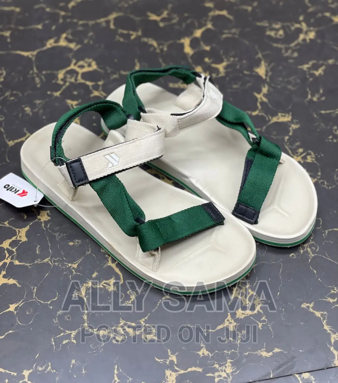 Kito Green Sandals