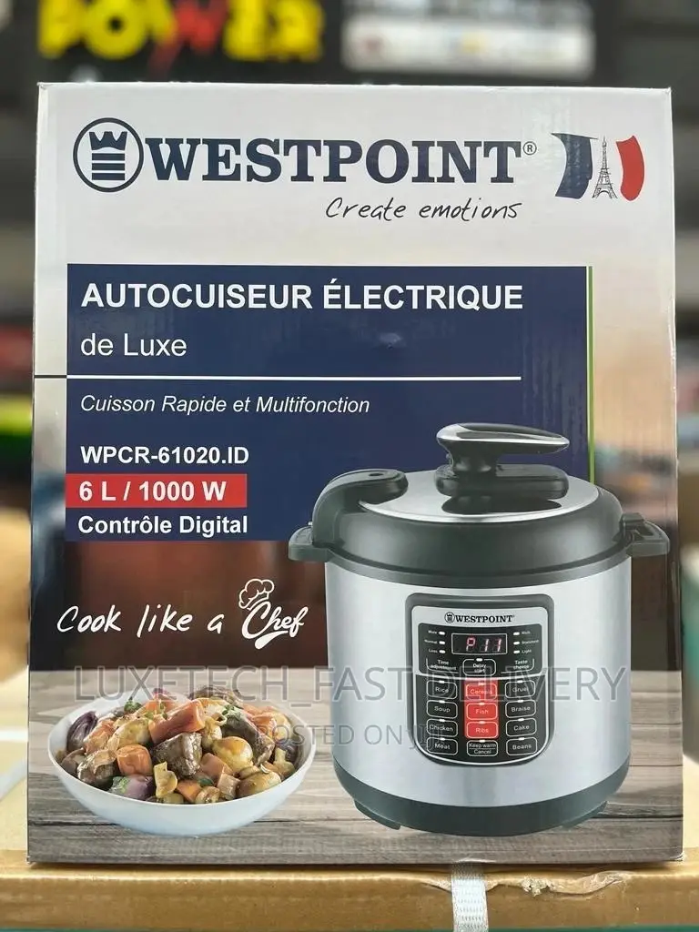 Westpoint 6L Digital Pressure Cooker Multifunction
