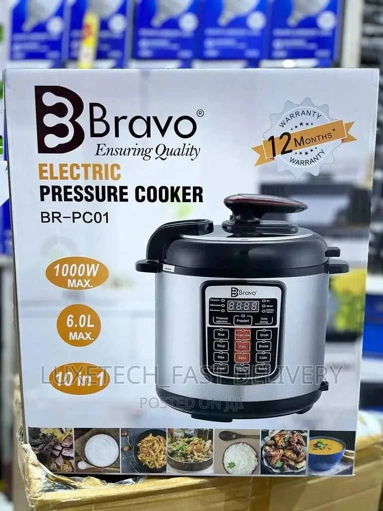 Bravo Electric Pressure Cooker 6L Digital