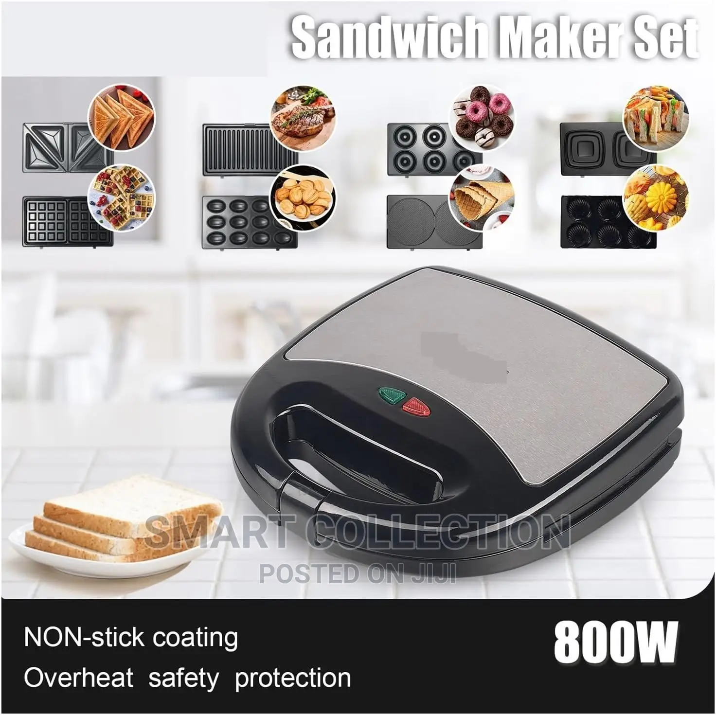 8 in 1 Sandwich Maker Set