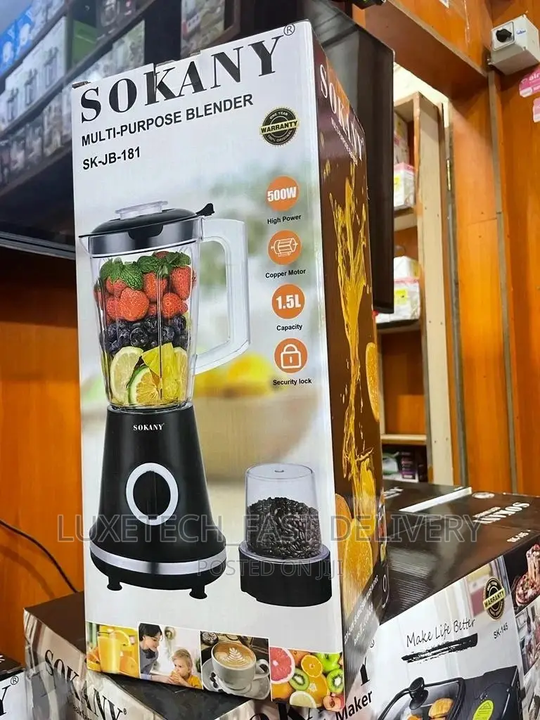 Sokany 2 in 1 Multi-Purpose Blender 1.5 Litres