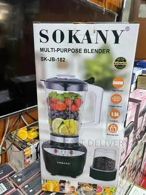 Sokany 2 in 1 Multi-Purpose Blender 1.5 Litres