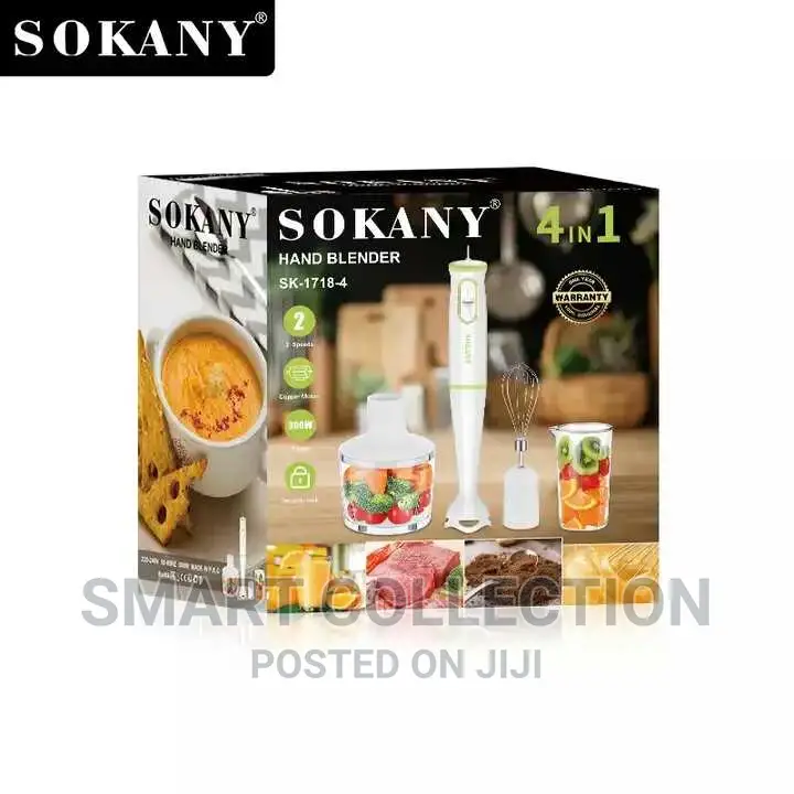 4 in 1 Hand Blender,Mixer,Chopper Jug