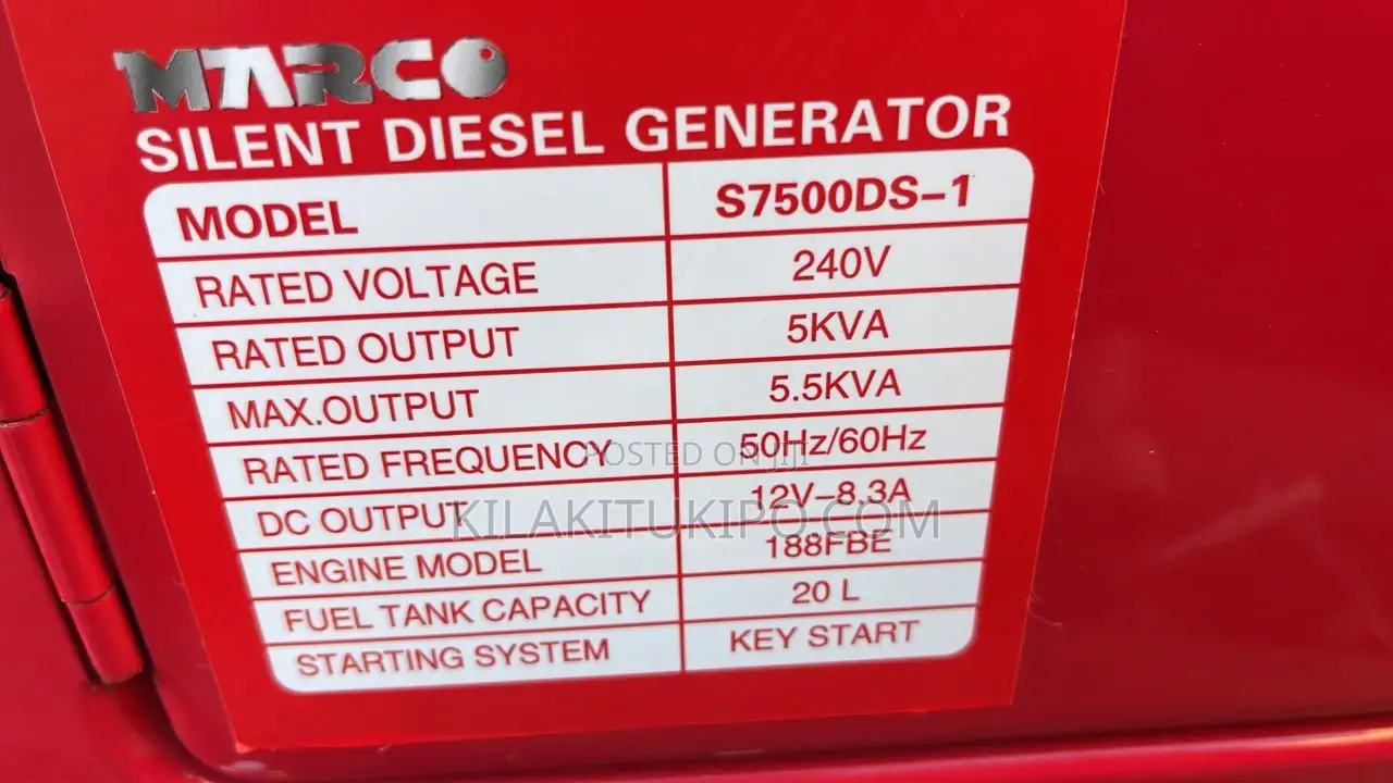 Marco Silent DIESEL Generator