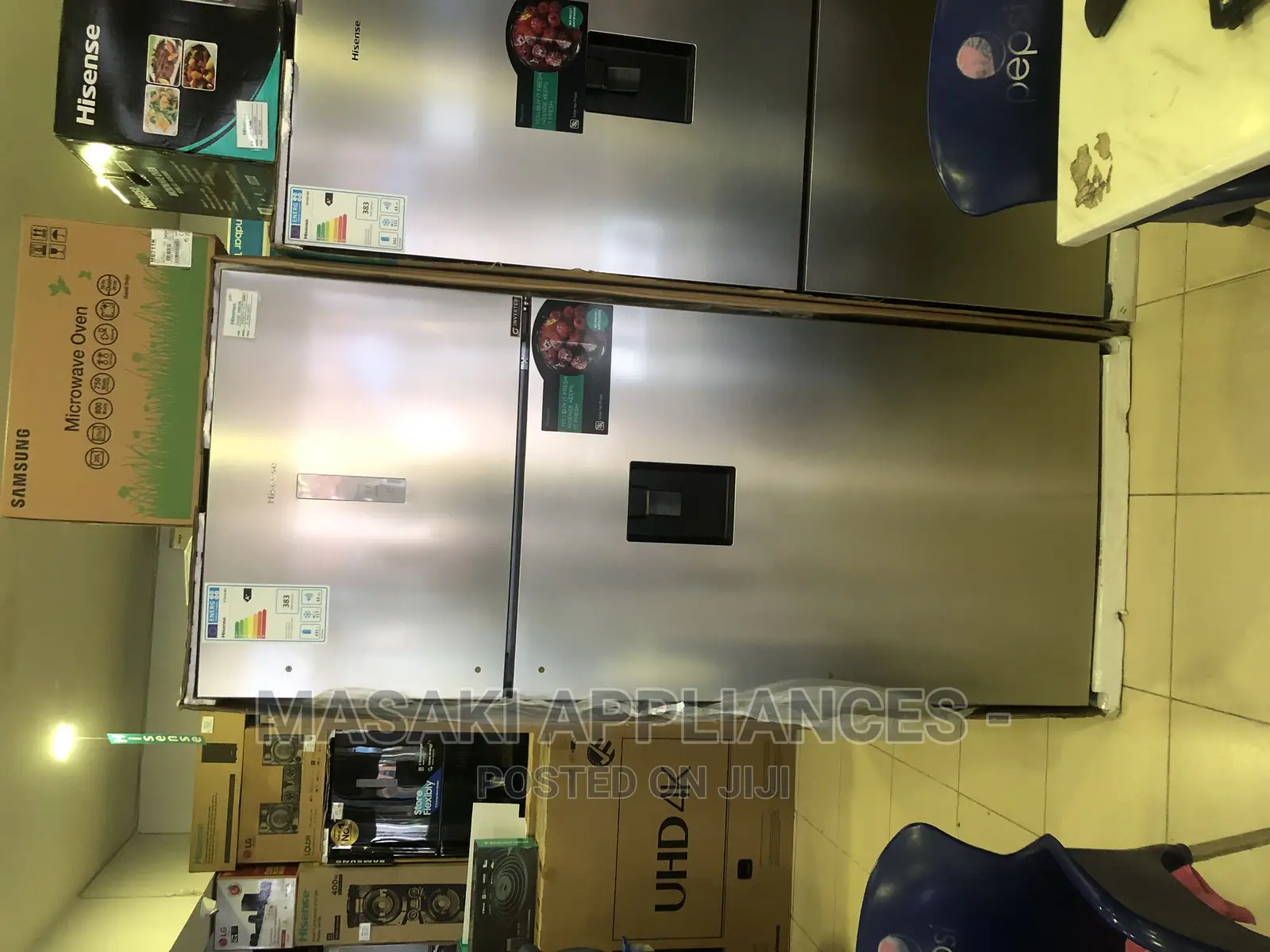 Offer ! New Hisense Fridge Freezer H730ts-Wd 548l
