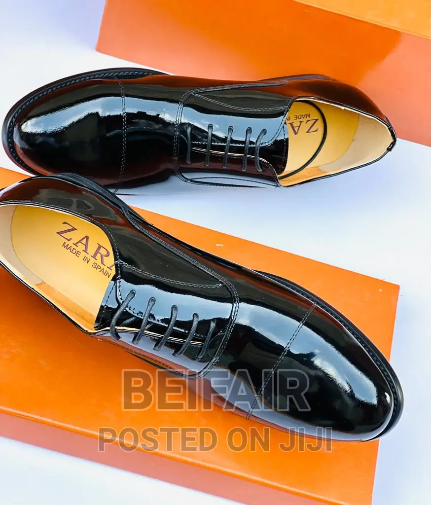 Original Men's Leather Shoes | Viatu Vya Kiume