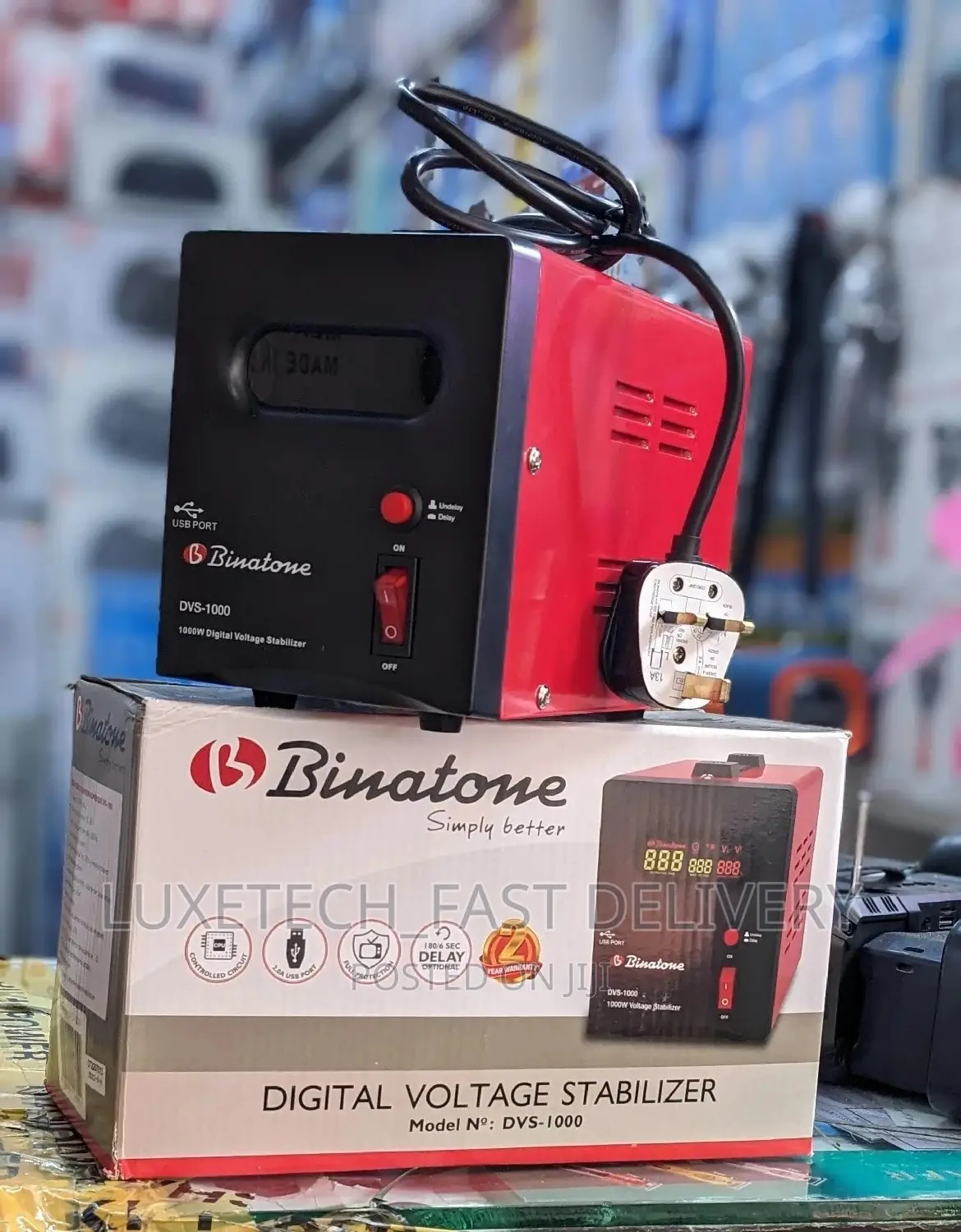 Binatone Digital Voltage Stabilizer 1000watts