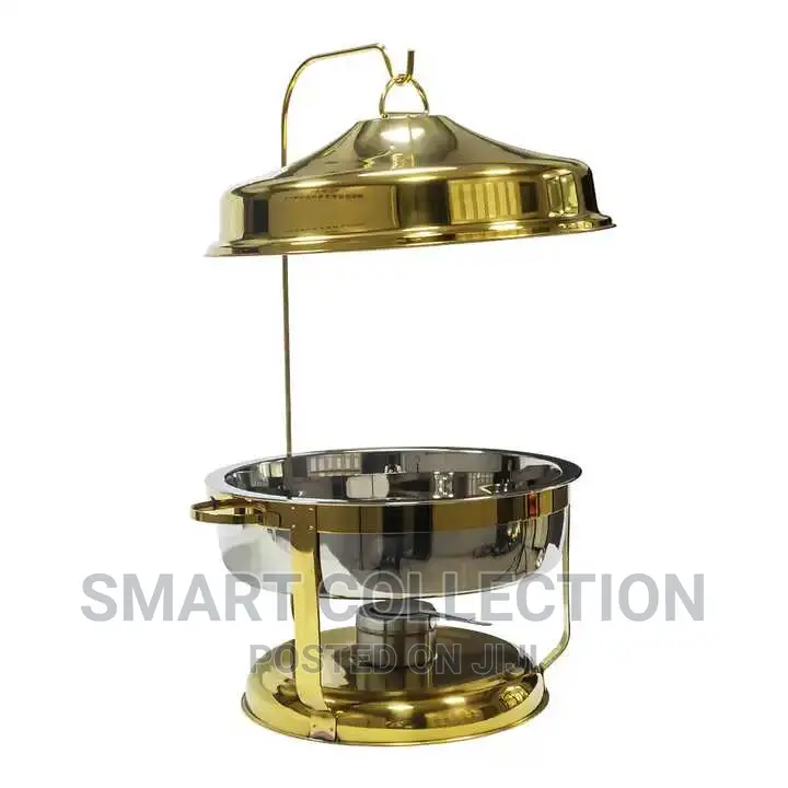 Gold Chaffing Dish Luxury Food Warmer Set Hotel Buffet 11L