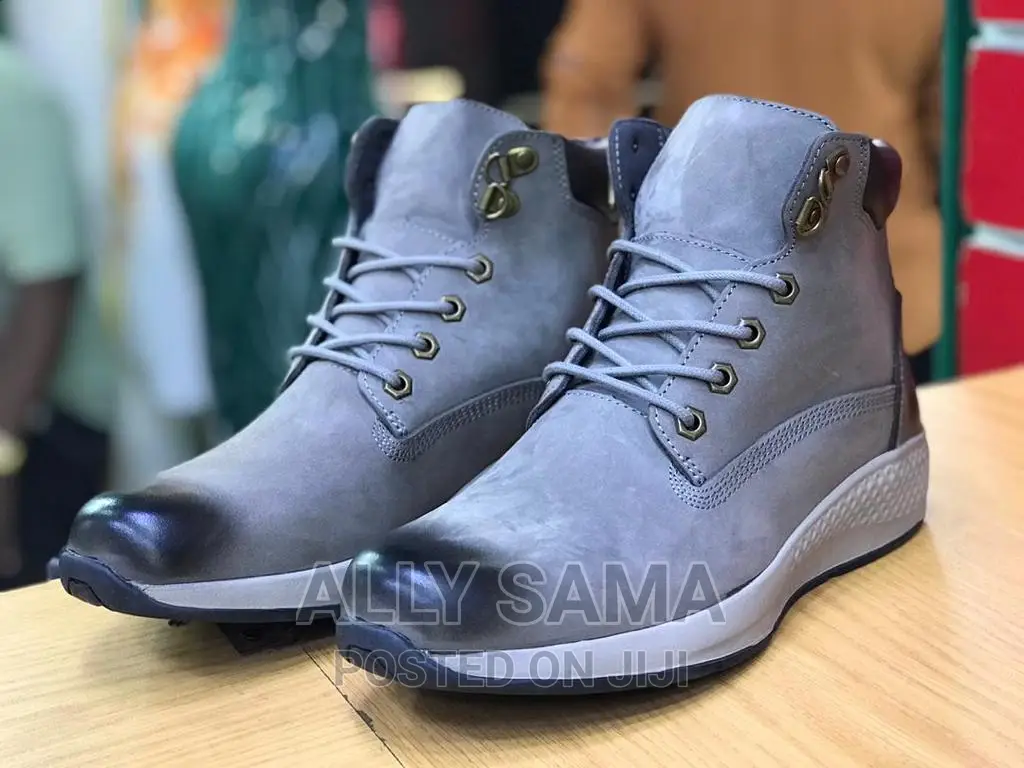 Timberland Gray Leather