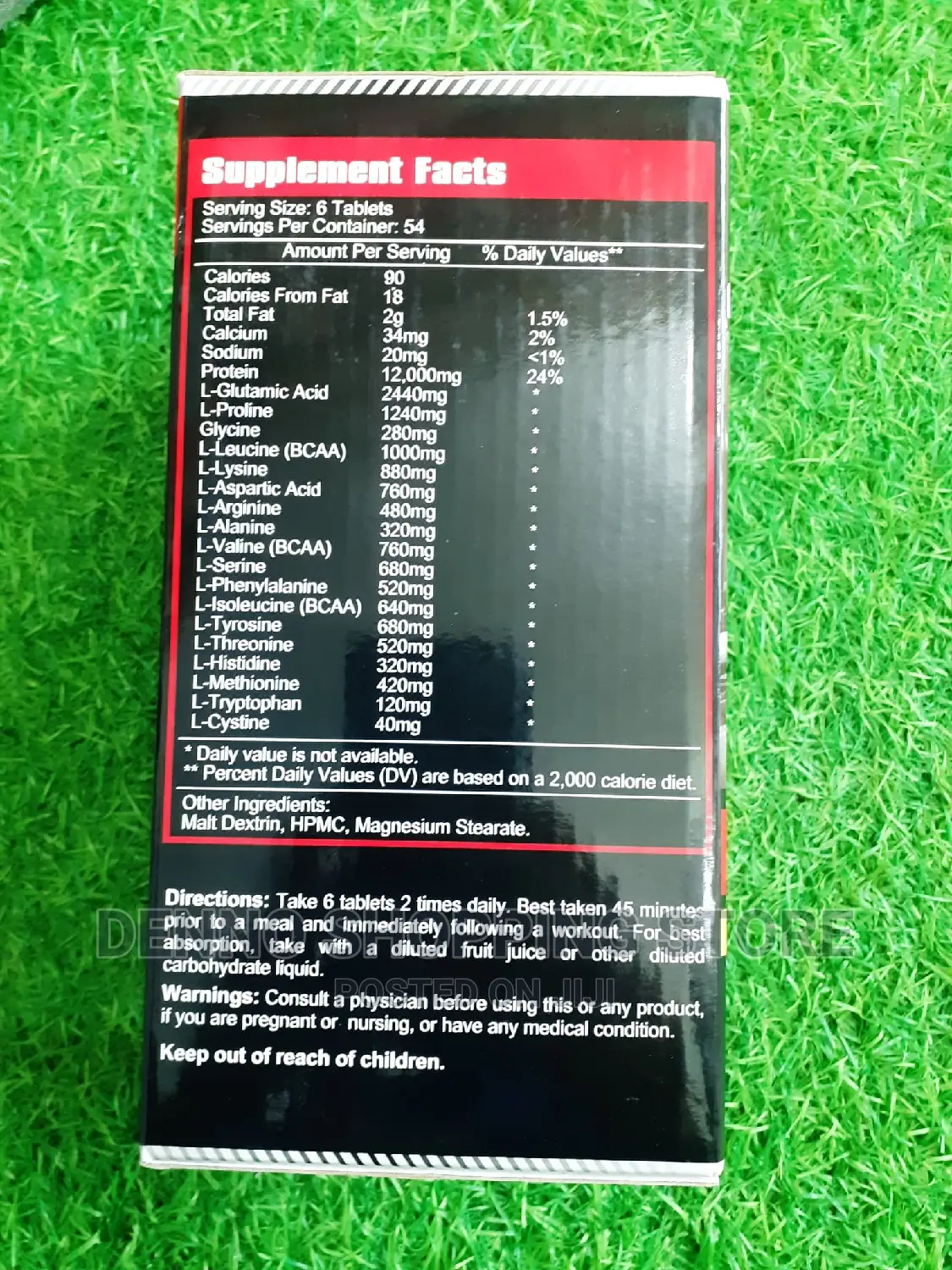 Body Building (Amino Hardcore) 325 Tablets Suppliments