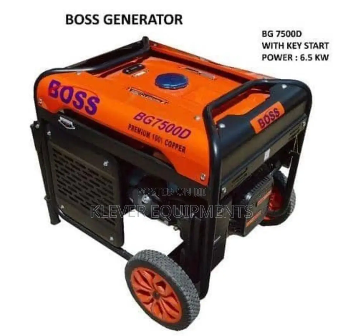 Boss Generator BG7500D (6.5kw)