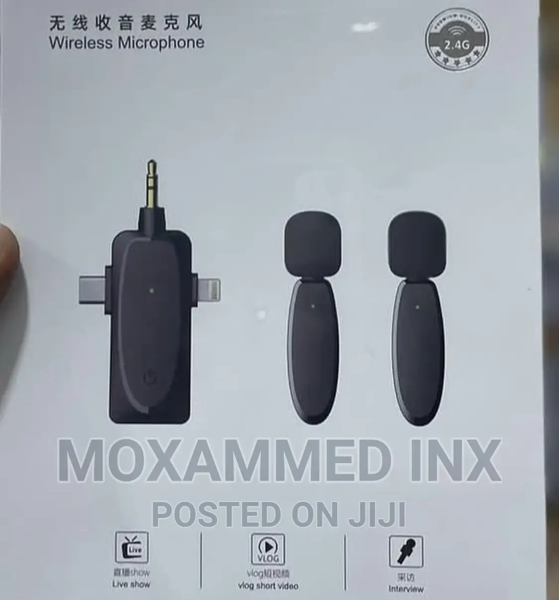 2.4G Wireless Dual Microphone