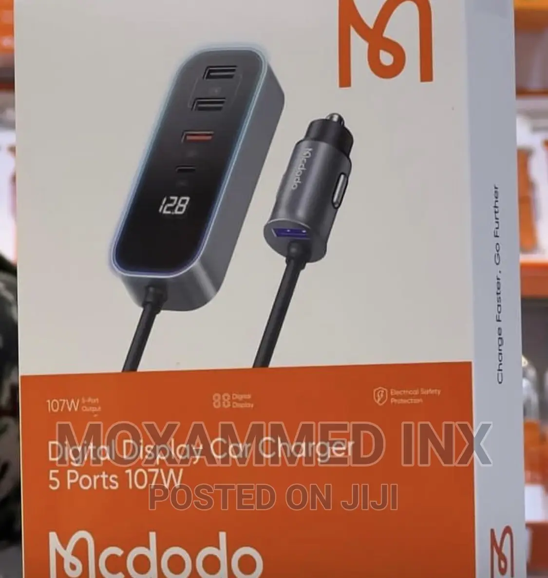McDudo Digital Display Car Charger