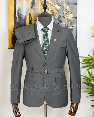 Belt Mens Suit