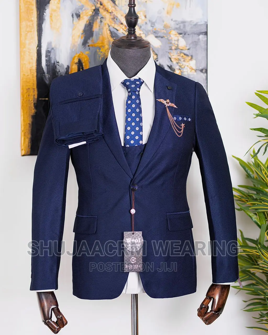 Blue Bagonza Suit