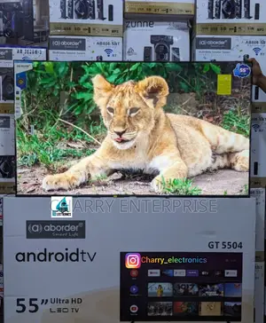 Aborder Smart ANDROID UHD Tv55 Inch Chromecast Built-In