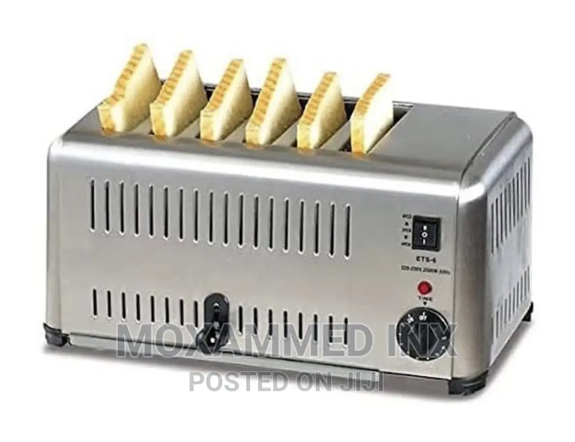 Stainless Steel Commercial Toaster 6slices