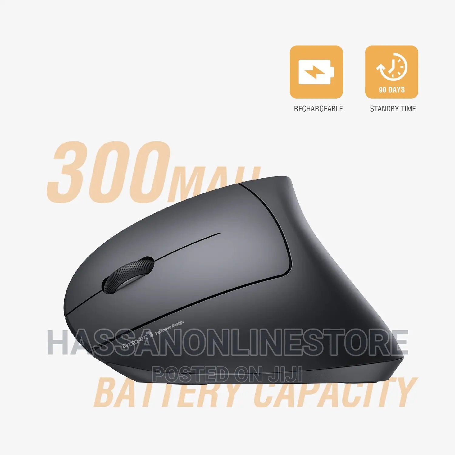 Protoarc EM13 Left Handed Ergonomic Vertical Mouse