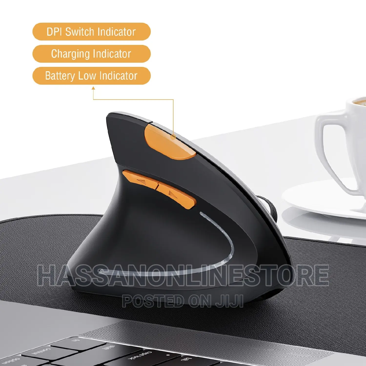 Protoarc EM13 Left Handed Ergonomic Vertical Mouse