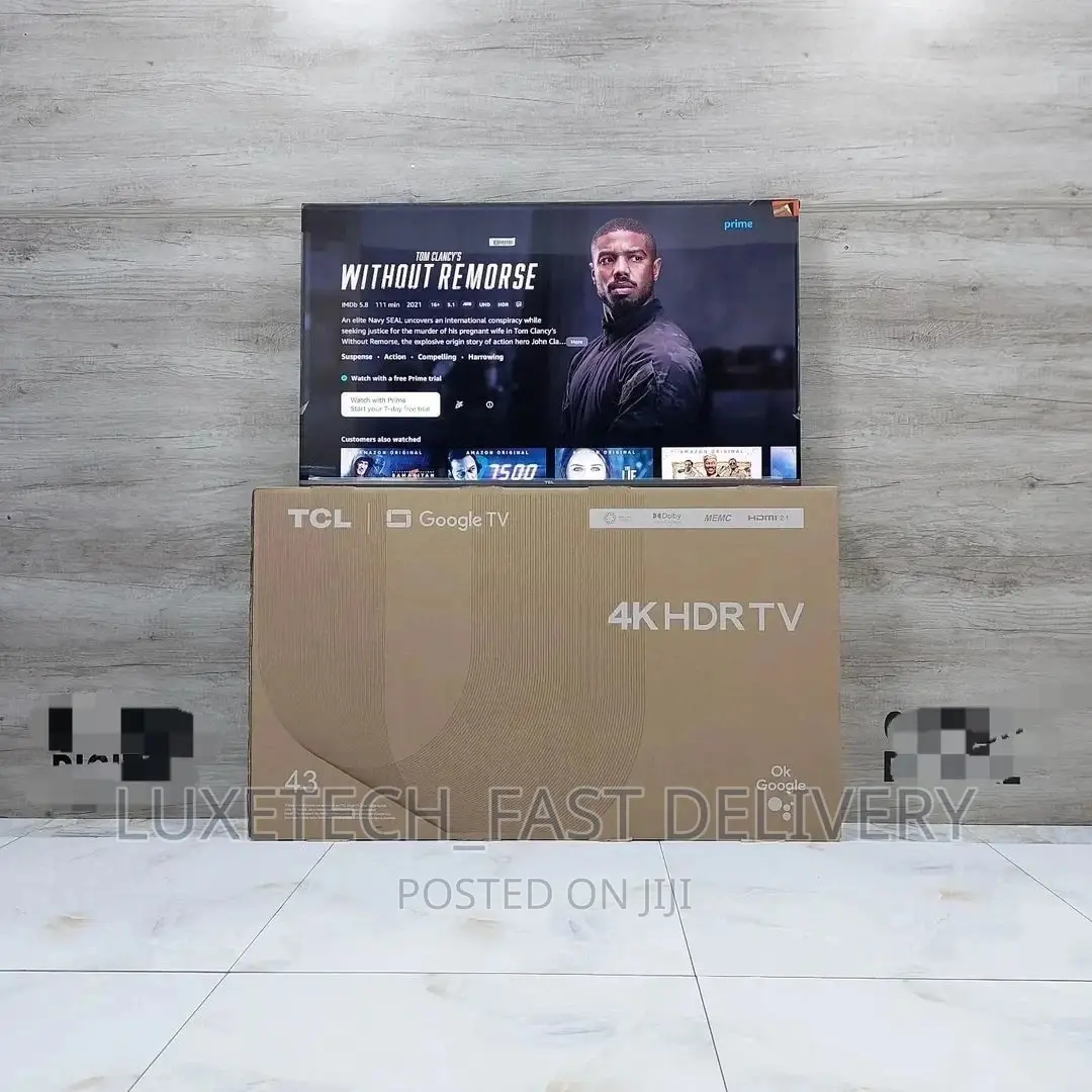 TCL 43 Inches Smart Android Uhd Tv Best HDR Resolution