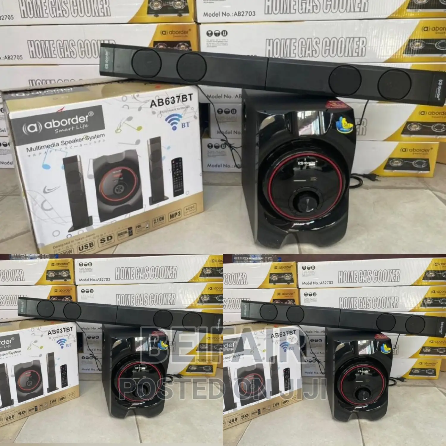 Ab637bt Arborder Multimedia Speaker System |Subwoofer |Radio