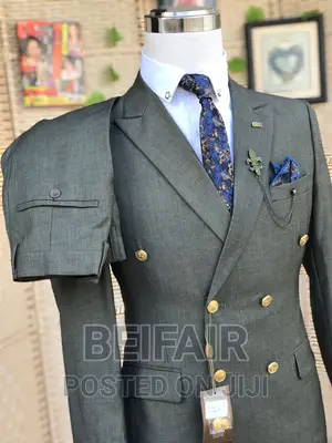 Six Buttons Men's Suit | Suti Za Kiume Vifungo Sita
