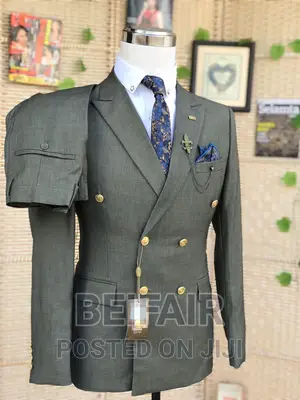 Six Buttons Men's Suit | Suti Za Kiume Vifungo Sita