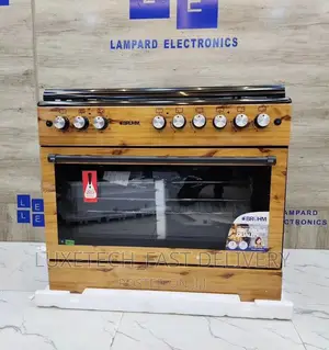 Bruhm 2 Electric and 4 Gas Cooker With Oven 90*60 Wooden