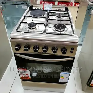 Mo Electro Electric and Gas Cooker 4 Plates With Oven 50*50