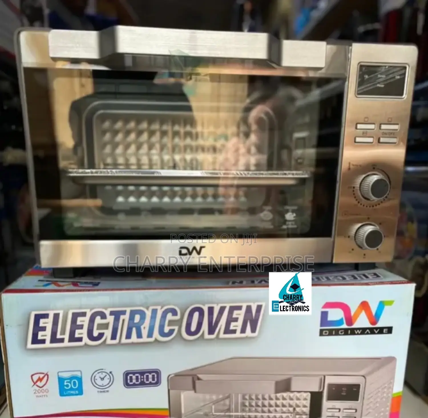Original Digiwave Electric Oven2000w 50L + ROTISSERIE
