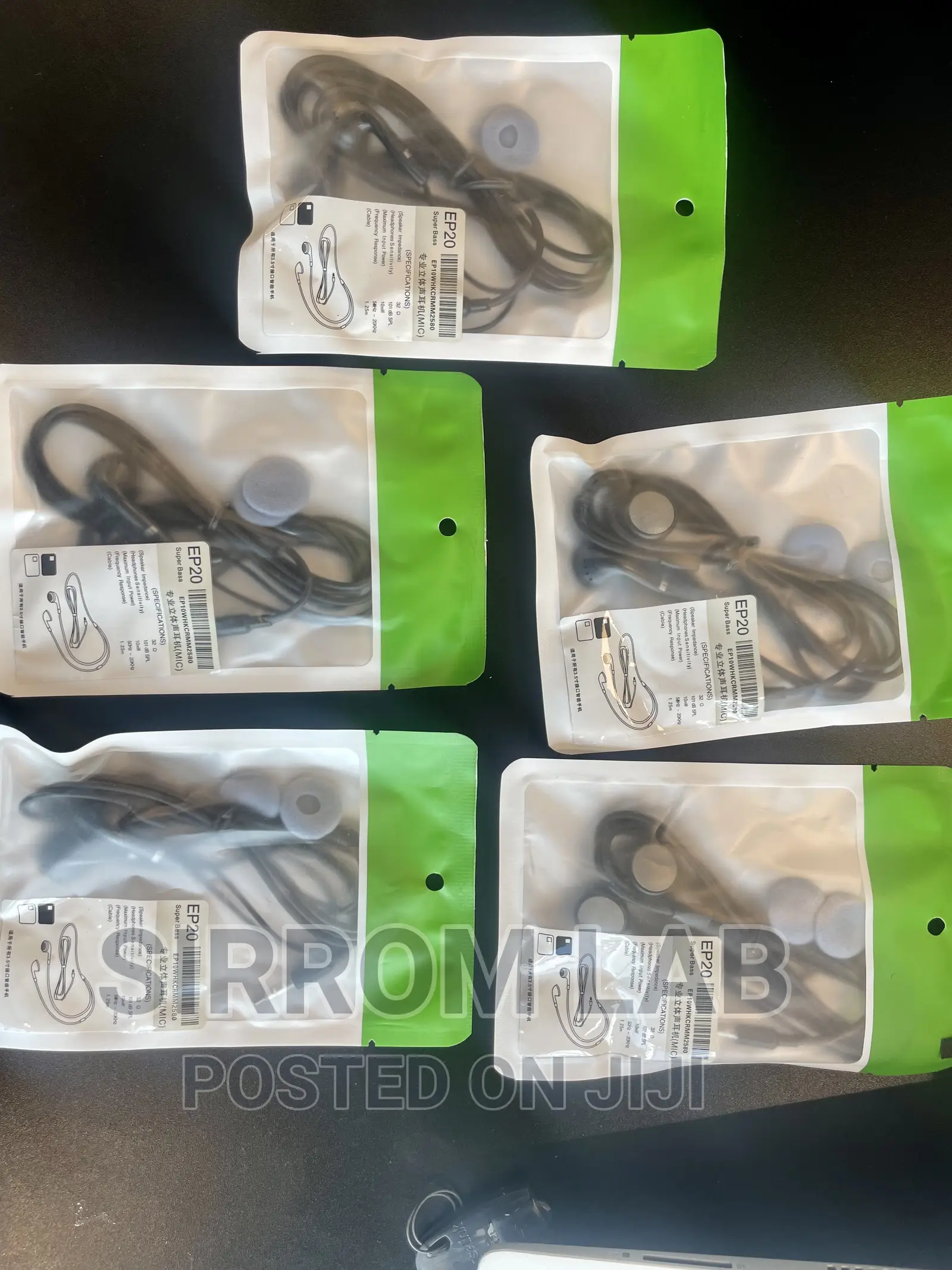Super Bass Earphones EP20 With Microphone