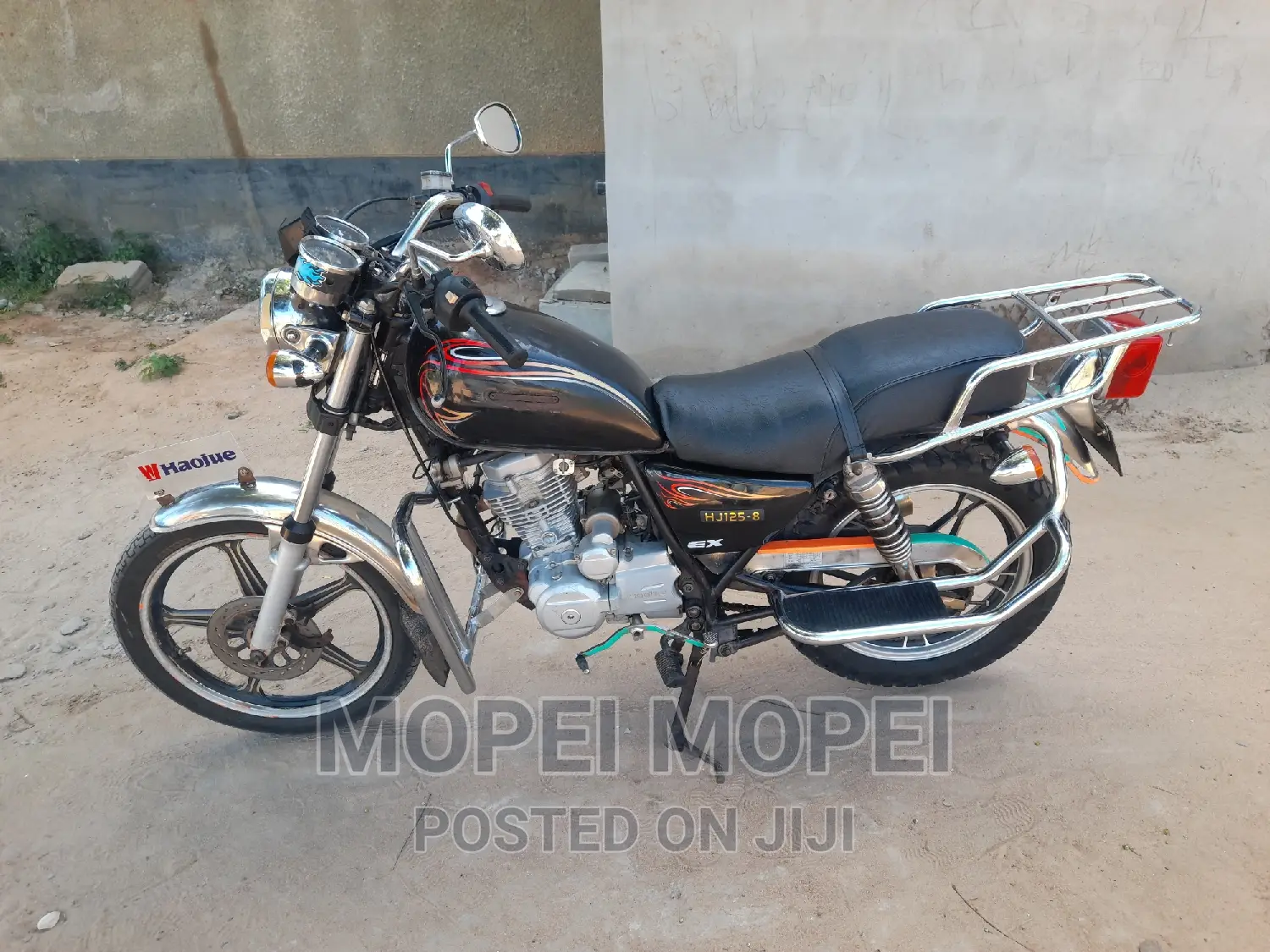 Haojue HJ125-8F 2021 Black