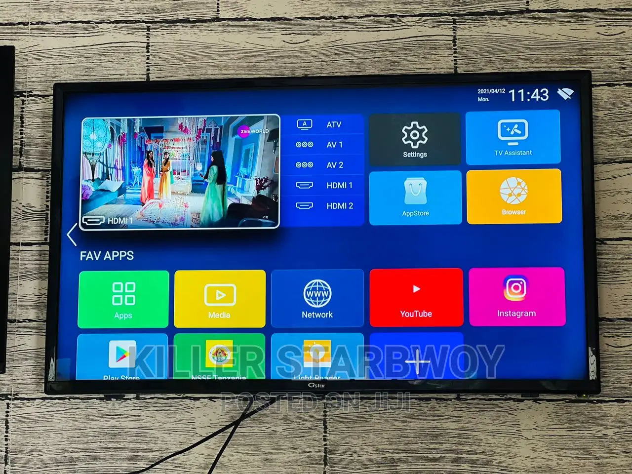 Gstar Smart Tv Inchi 43