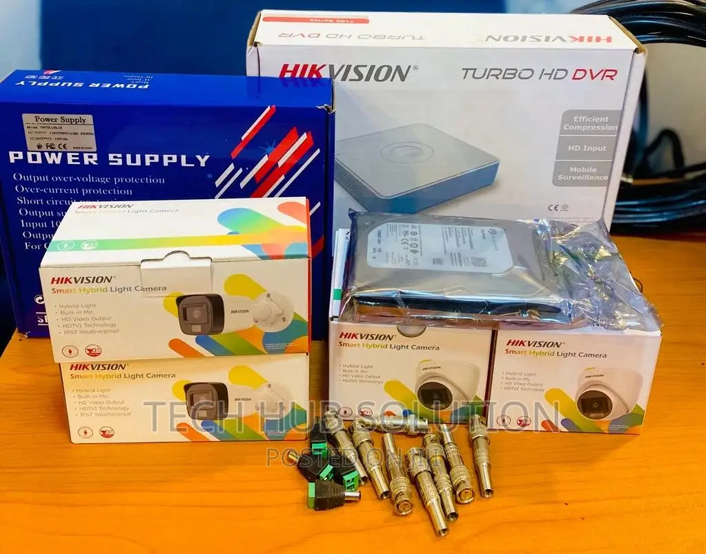4 HIK Full Color Camera Kit