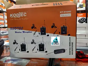 KODTEC Wireless Microphone 4 Headset 4 Pin Mic Receiver