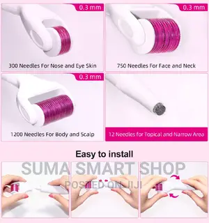 DERMA ROLLER Kit .(6 in 1) .[Kifaa Cha Urembo ]