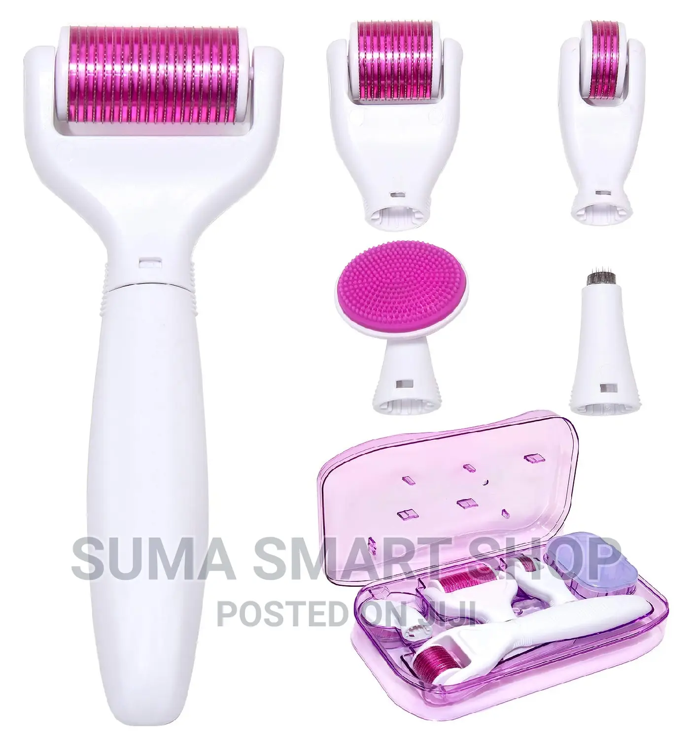 DERMA ROLLER Kit .(6 in 1) .[Kifaa Cha Urembo ]