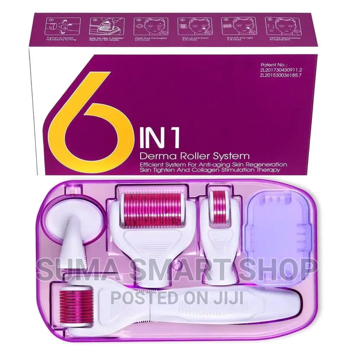 DERMA ROLLER Kit .(6 in 1) .[Kifaa Cha Urembo ]