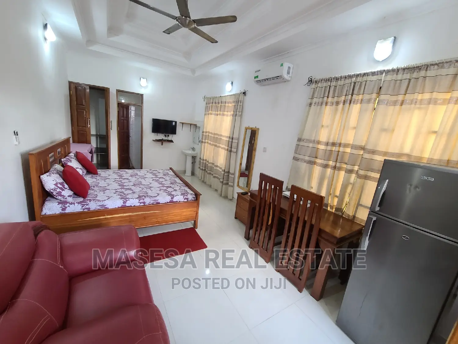 Furnished Studio Apartment in Msasani for rent