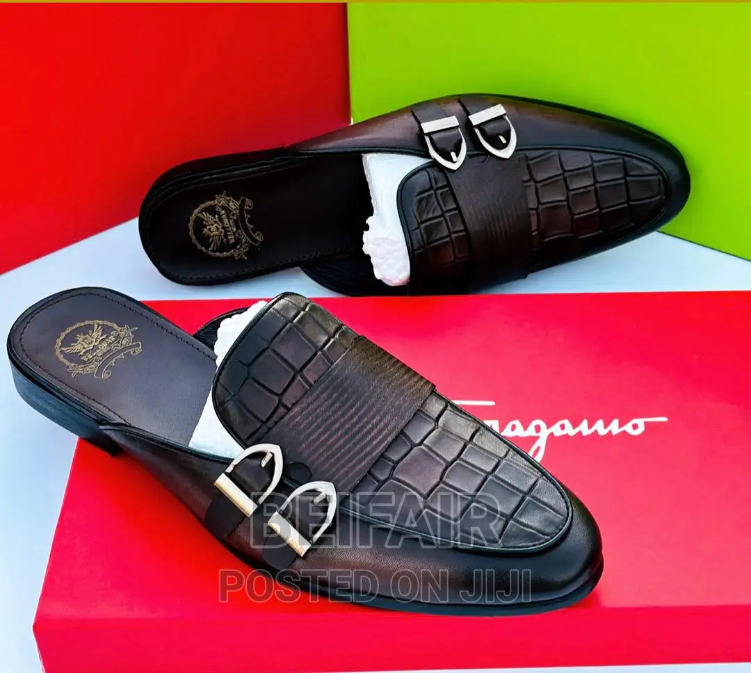 Men's Half Shoes | Viatu Vya Kiume | Leather | Ngozi