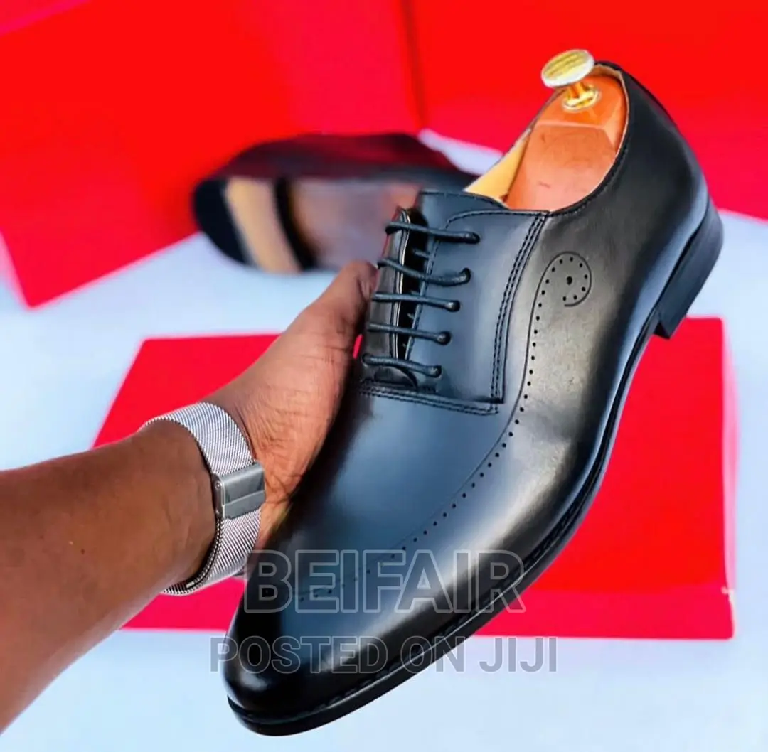 Original Men's Leather Shoes | Viatu Original Vya Kiume