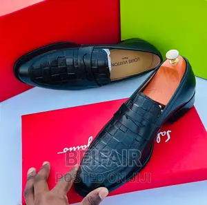 Men's Original Leather Shoes | Viatu Original Vya Kiume