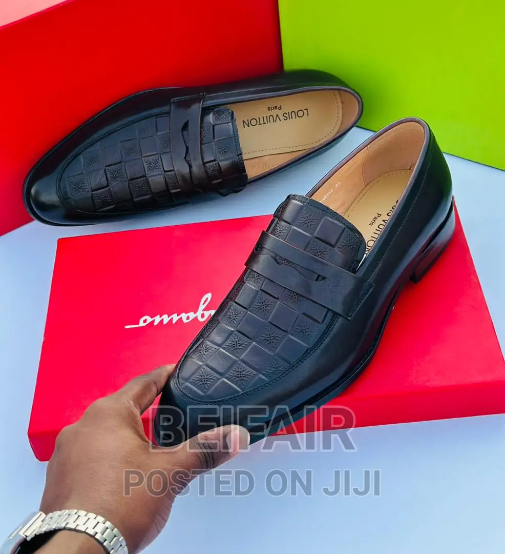 Men's Original Leather Shoes | Viatu Original Vya Kiume