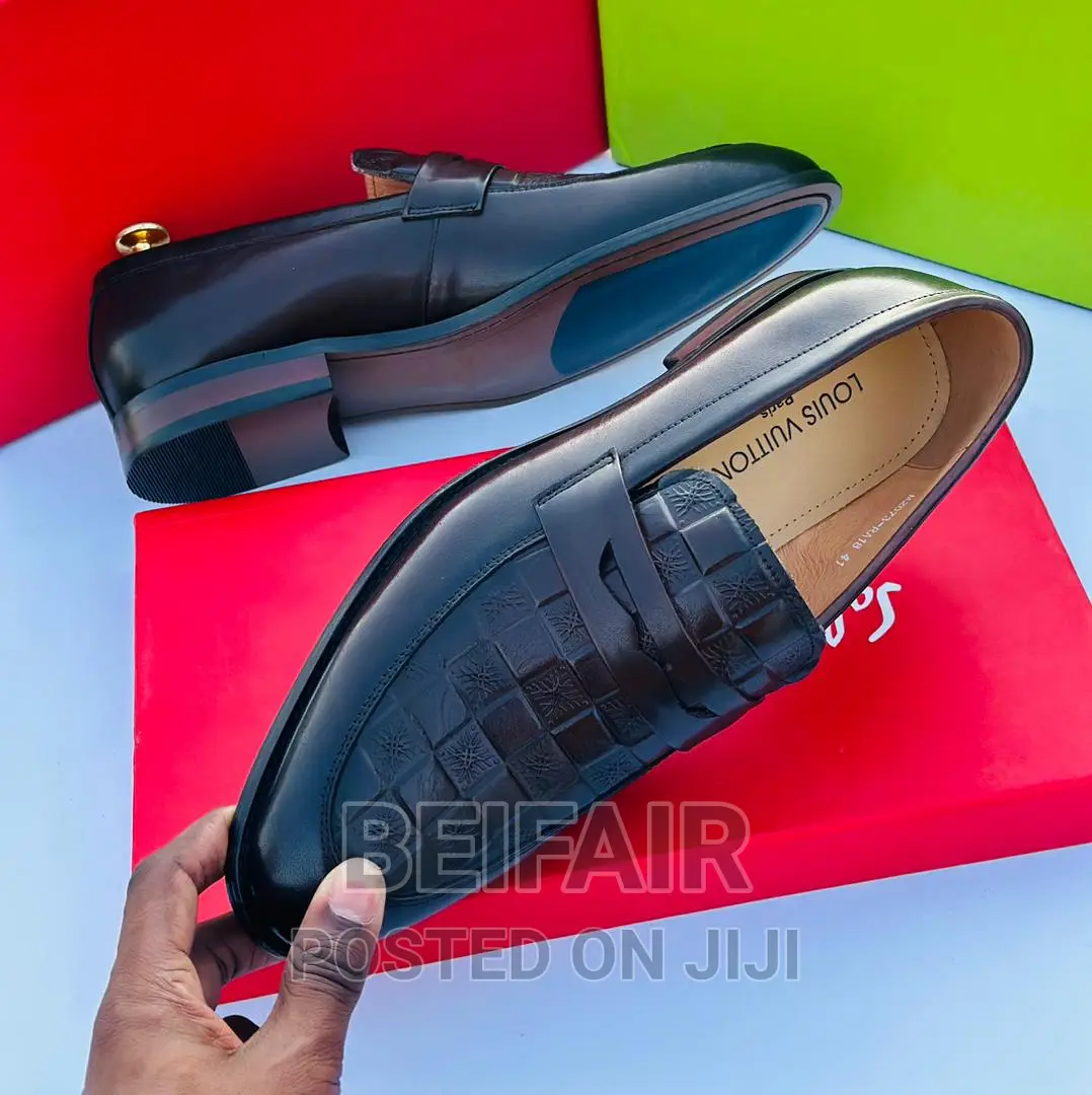 Men's Original Leather Shoes | Viatu Original Vya Kiume