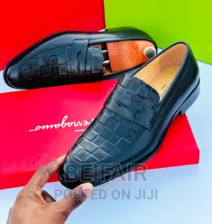 Men's Original Leather Shoes | Viatu Original Vya Kiume